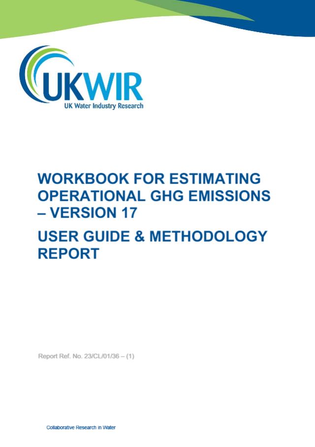 Workbook for estimating operational GHG emissions – CAW version 17 ...